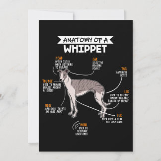 Cartes Pour Fêtes Annuelles l'anatomie d'un chien blanc un cadeau d'amoureux d