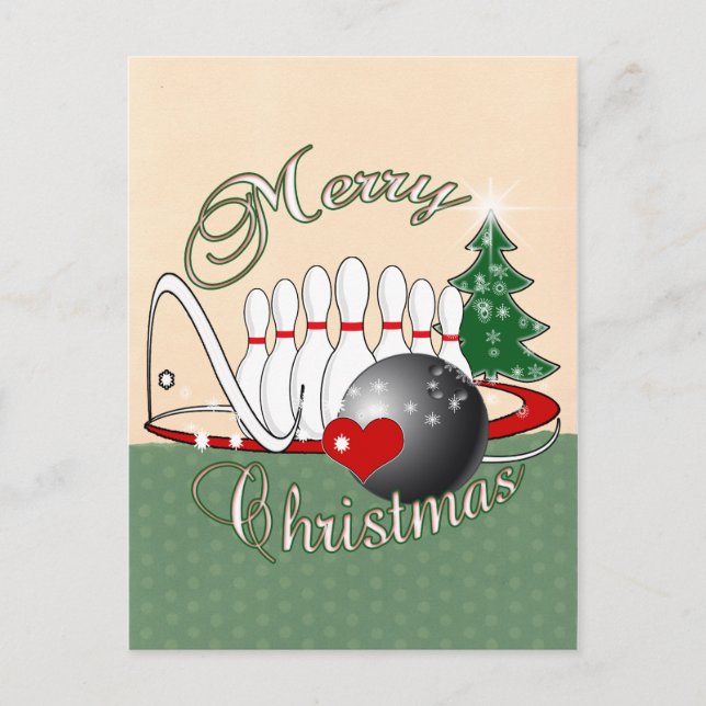 CARTES POUR FÊTES ANNUELLES LANCEUR/JOYEUX NOËL DE ROULEMENT (Devant)