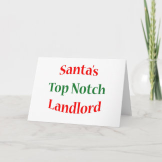 Cartes Pour Fêtes Annuelles Landlord Top Notch