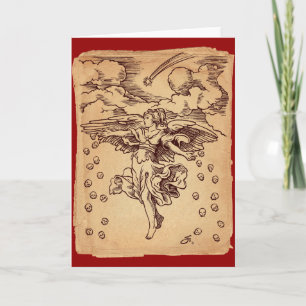 Cartes Pour Fêtes Annuelles L'ange de Noël de la mort