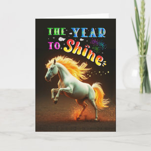 Cartes Pour Fêtes Annuelles L'Année pour Briller