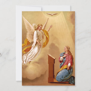 Cartes Pour Fêtes Annuelles L'Annonciation de la Vierge Marie