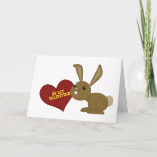 Cartes Pour Fêtes Annuelles lapin