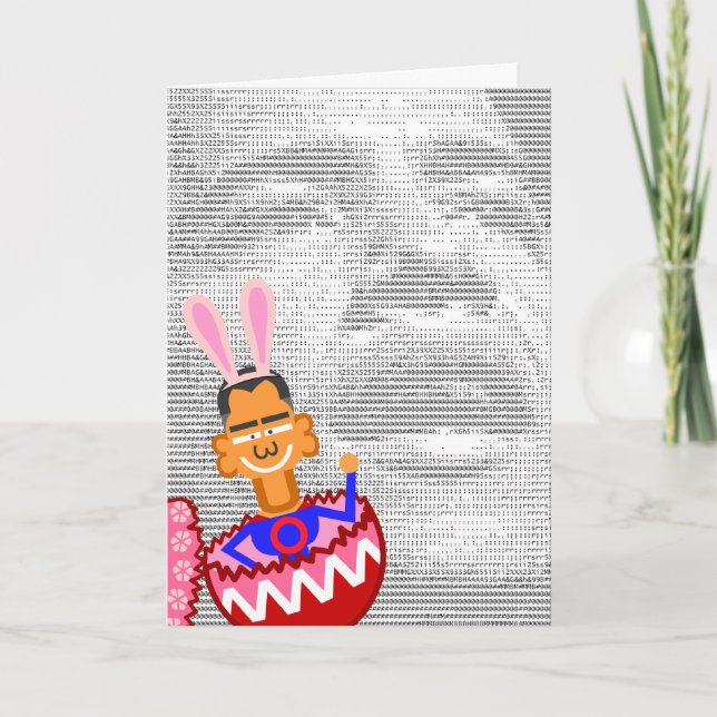 Cartes Pour Fêtes Annuelles  Lapin (Devant)