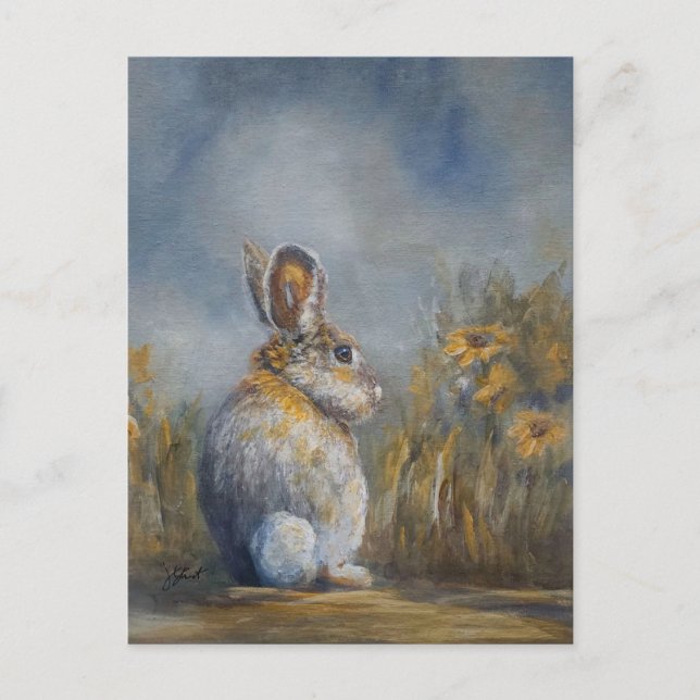 Cartes Pour Fêtes Annuelles Lapin (Devant)