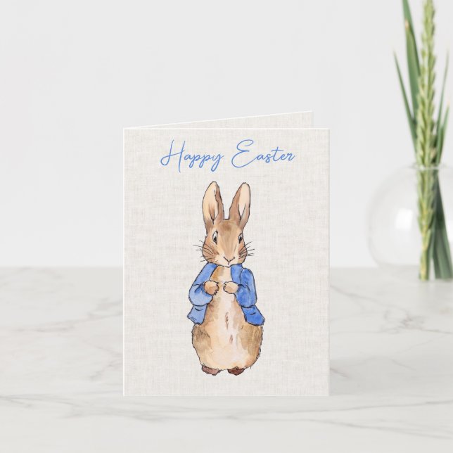 Cartes Pour Fêtes Annuelles Lapin Classique (Devant)