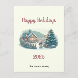 Cartes Pour Fêtes Annuelles Lapin de Noël dans le district du lac