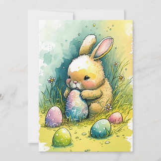 Cartes Pour Fêtes Annuelles Lapin de Pâques
