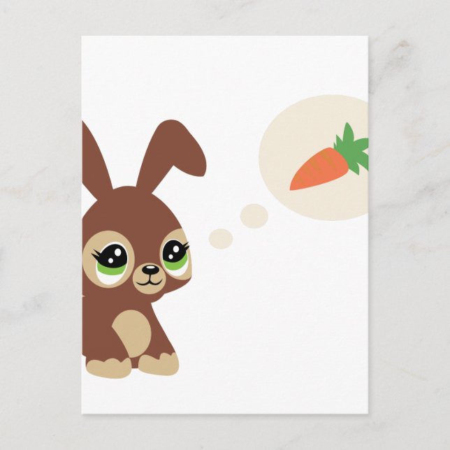 Cartes Pour Fêtes Annuelles lapin de pâques (Devant)