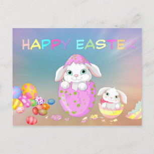Cartes Pour Fêtes Annuelles Lapin de Pâques