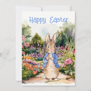 Cartes Pour Fêtes Annuelles lapin de Pâques