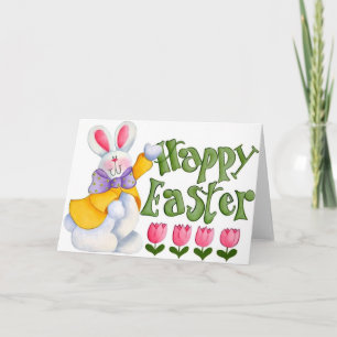 Cartes Pour Fêtes Annuelles Lapin de Pâques mignon