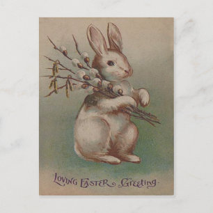 Cartes Pour Fêtes Annuelles Lapin de Pâques vintage