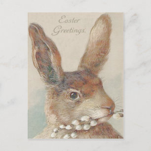 Cartes Pour Fêtes Annuelles Lapin de Pâques vintage