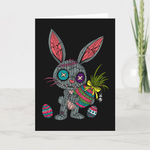 Cartes Pour Fêtes Annuelles Lapin de Pâques Voodoo