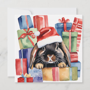 Cartes Pour Fêtes Annuelles Lapin Lapin Lapin Lop Noël