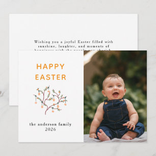 Cartes Pour Fêtes Annuelles Lapin Moderne Élégant Joyeuses Pâques Photo