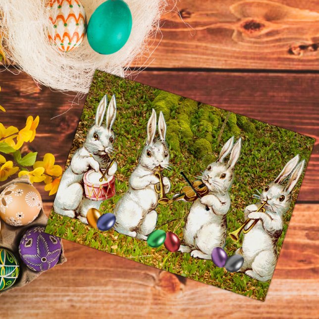 Cartes Pour Fêtes Annuelles Lapins de Pâques (Créateur téléchargé)