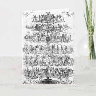 Cartes Pour Fêtes Annuelles L'arbre de Noël