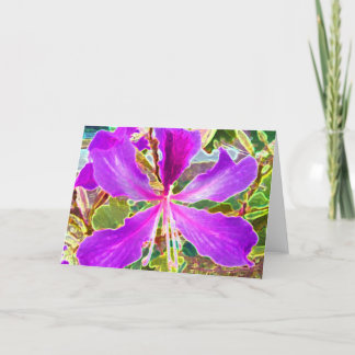 Cartes Pour Fêtes Annuelles L'arbre d'orchidée