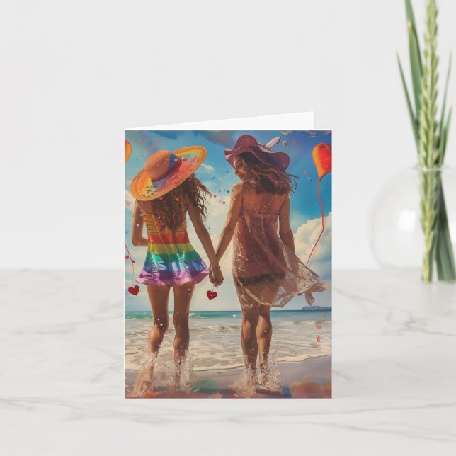 Cartes Pour Fêtes Annuelles L'art numérique de l'amour pour la Saint-Valentin (Devant)