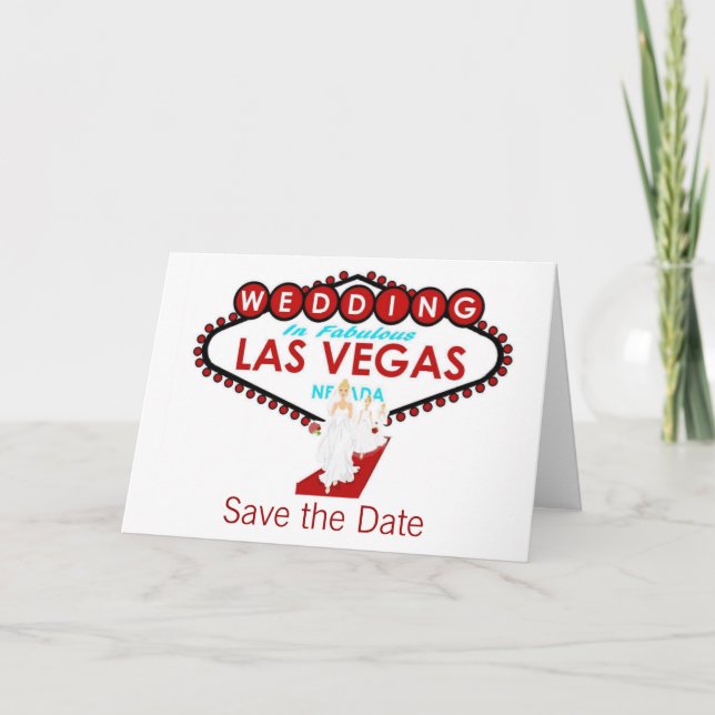 Cartes Pour Fêtes Annuelles Las Vegas Mariage Valentine's Day 2013 Card (Devant)