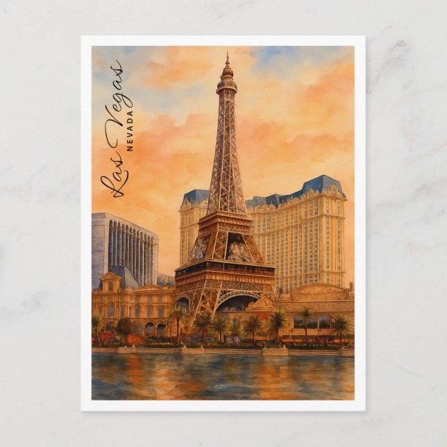 Cartes Pour Fêtes Annuelles Las Vegas, Nevada | Voyage vibrant aux États-Unis  (Devant)