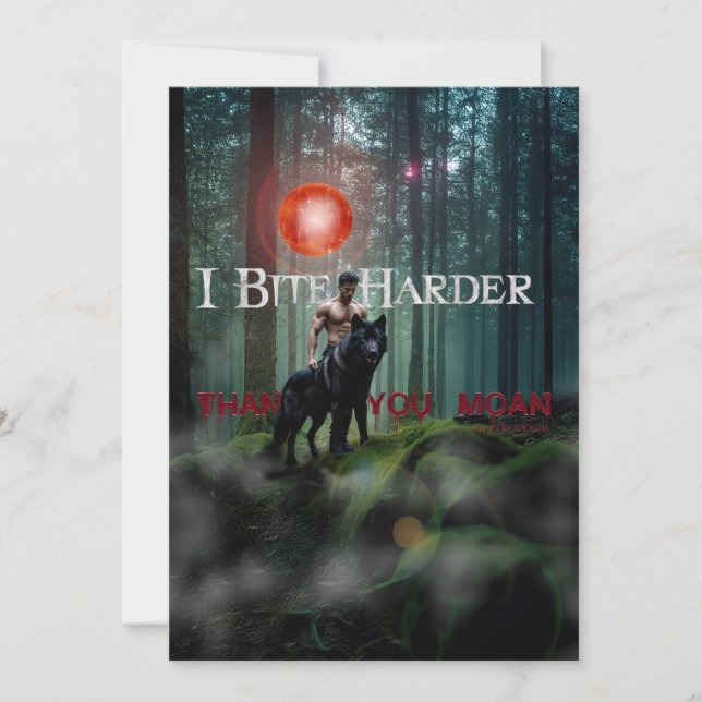 Cartes Pour Fêtes Annuelles L'atmosphère mystique de SlipperyJoe façon Hallowe (Devant)