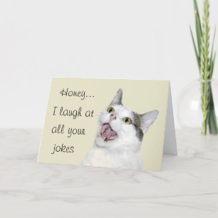 Cartes Pour Fêtes Annuelles Lauging cat Valentine