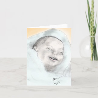 Cartes Pour Fêtes Annuelles Le bébé