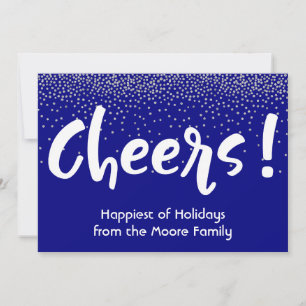 Cartes Pour Fêtes Annuelles Le blanc encourage la typographie avec des