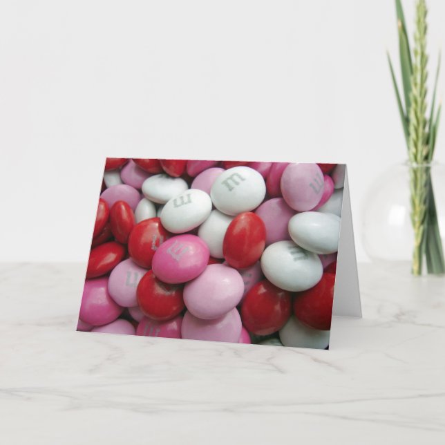 Cartes Pour Fêtes Annuelles Le bonbon de Saint-Valentin (Devant)