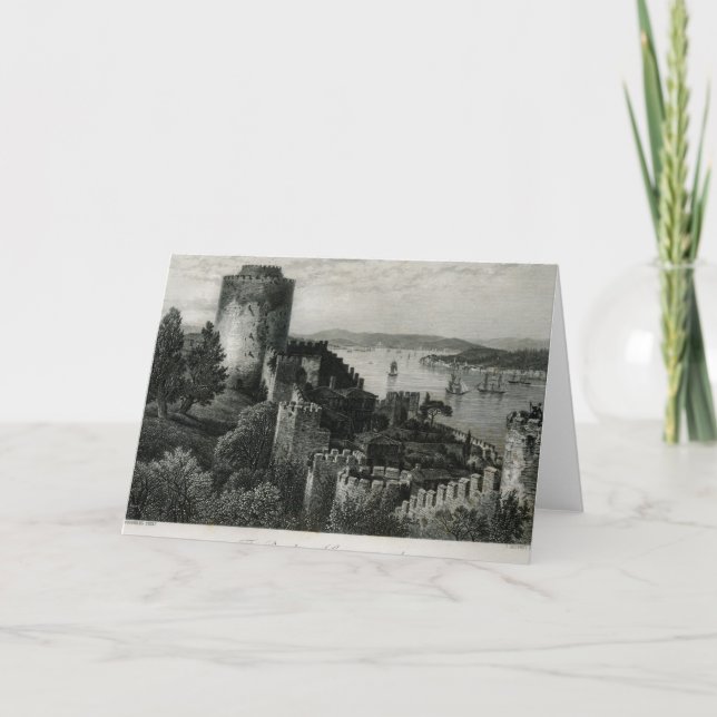 Cartes Pour Fêtes Annuelles Le Bosphorus, Constantinople (Devant)