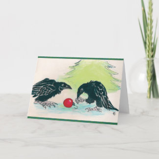 Cartes Pour Fêtes Annuelles Le cadeau brillant