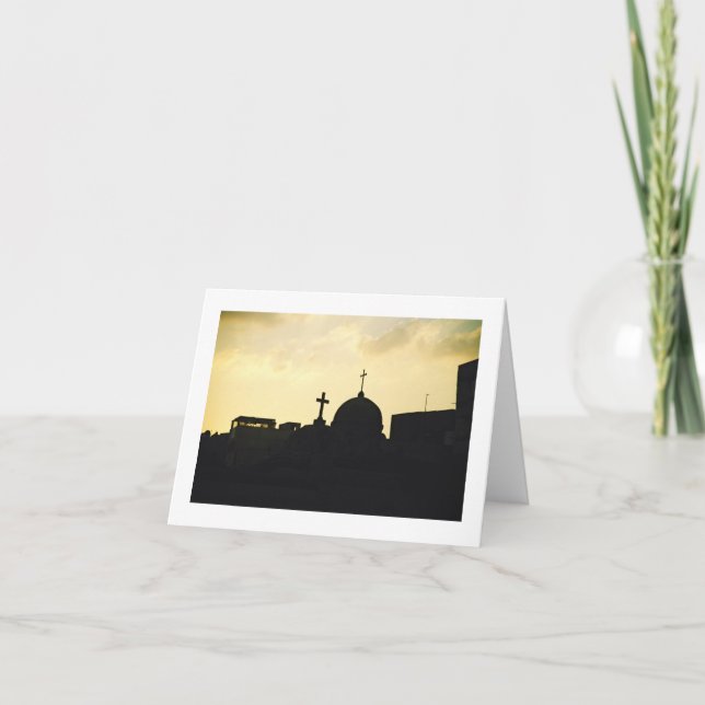 Cartes Pour Fêtes Annuelles Le Caire copte (Devant)