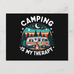 Cartes Pour Fêtes Annuelles Le camping vintage est mon aventure familiale thér