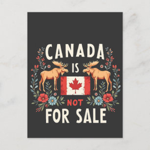 Cartes Pour Fêtes Annuelles Le Canada n'est pas à vendre Amérique Trump 51e Ét
