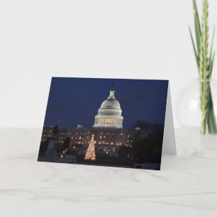 Cartes Pour Fêtes Annuelles Le Capitole américain fête la photo de Noël