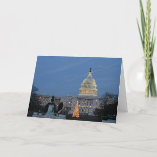 Cartes Pour Fêtes Annuelles Le Capitole américain fête la photo de Noël