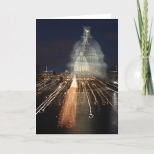 Cartes Pour Fêtes Annuelles Le Capitole américain fête la photo de Noël