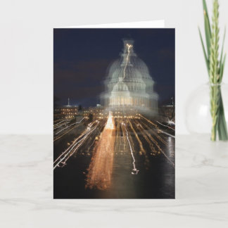 Cartes Pour Fêtes Annuelles Le Capitole américain fête la photo de Noël