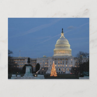 Cartes Pour Fêtes Annuelles Le Capitole américain fête la photo de Noël