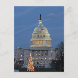 Cartes Pour Fêtes Annuelles Le Capitole américain fête la photo de Noël