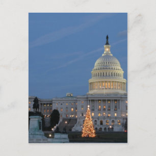Cartes Pour Fêtes Annuelles Le Capitole américain fête la photo de Noël