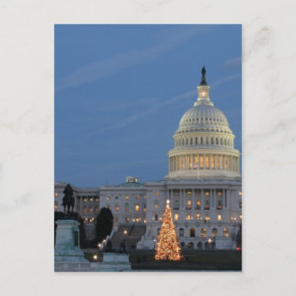 Cartes Pour Fêtes Annuelles Le Capitole américain fête la photo de Noël