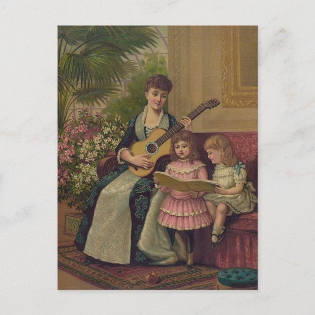 Cartes Pour Fêtes Annuelles Le Carol de Noël (Devant)