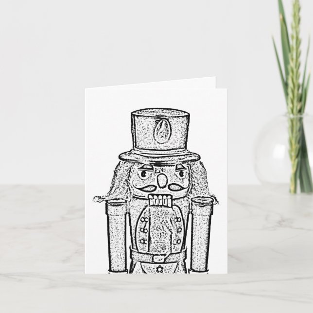 Cartes Pour Fêtes Annuelles Le Casse-Noix (Devant)