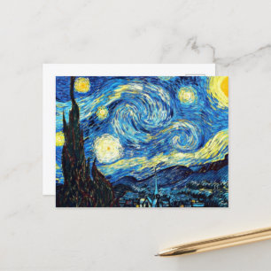 Cartes Pour Fêtes Annuelles Le célèbre tableau de Van Gogh, Starry Night,