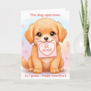 Cartes Pour Fêtes Annuelles Le Chien Approuve — Saint-Valentin drôle pour les 