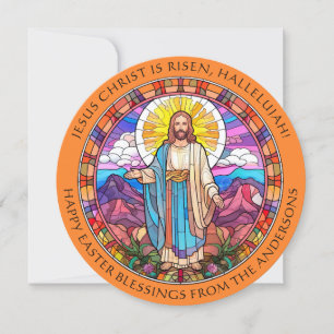 Cartes Pour Fêtes Annuelles Le Christ Est Ressuscité Les Bénédictions Religieu